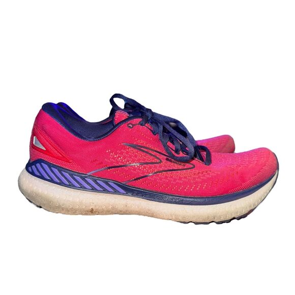 Brooks Glycerin GTS 19 Running Sneakers Women's Size 10.5 B Pink Mesh Shoes - Picture 4 of 8